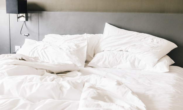 white duvet cover