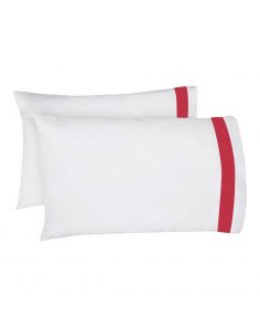 400TC Border Frame Cotton Sateen Pillowcases (Set Of 2)