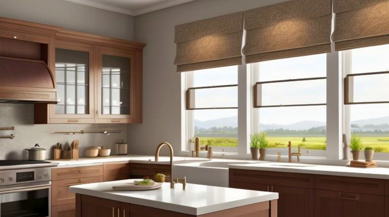 Roman Shades For Kitchen